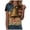 Khaki, variant on Leey-World 250 4th Of July Shirts Women 250 Anniversary USA 250th American Flag Patriotic 250 Years T-Shirt(Khaki,2XL)