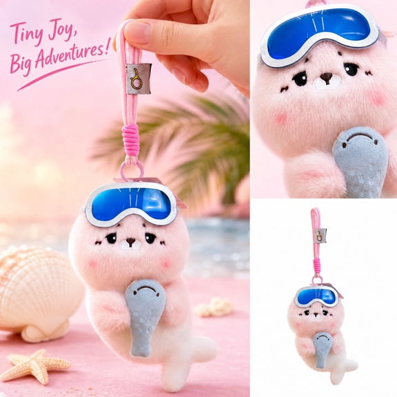 Kiddiway Plush Stuffed Toy Animal Soft - Versatile Doll for Bedroom Accent, Car Rides, and Heartwarming Gift for Any Age