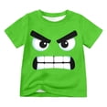 thumbnail image 3 of Bainana Cartoon Print Tshirts For Teen Kids Boys Girls Short Sleeve Crew Neck Pullover T Shirt Fashion Cute Youth Child Loose Fit Summer Tops Green Size 10-11 Years, 3 of 6
