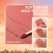 FOCALLURE Misty Matte Liquid Lipstick with Sponge Lip Brush,Dual Use Cheek and Lip Tint