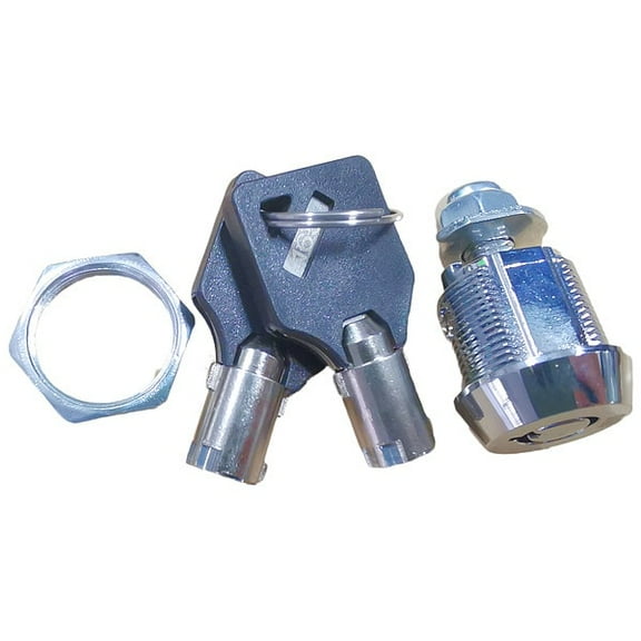 Cylindrical Lock and Key Set. 2 Keys, 1 Lock, 001-200 Key Code 07-32