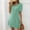 Green, variant on Pejock Mini Dress for Women 2025 Women's Casual Stripe Summer Short Sleeve Round-Neck Dress