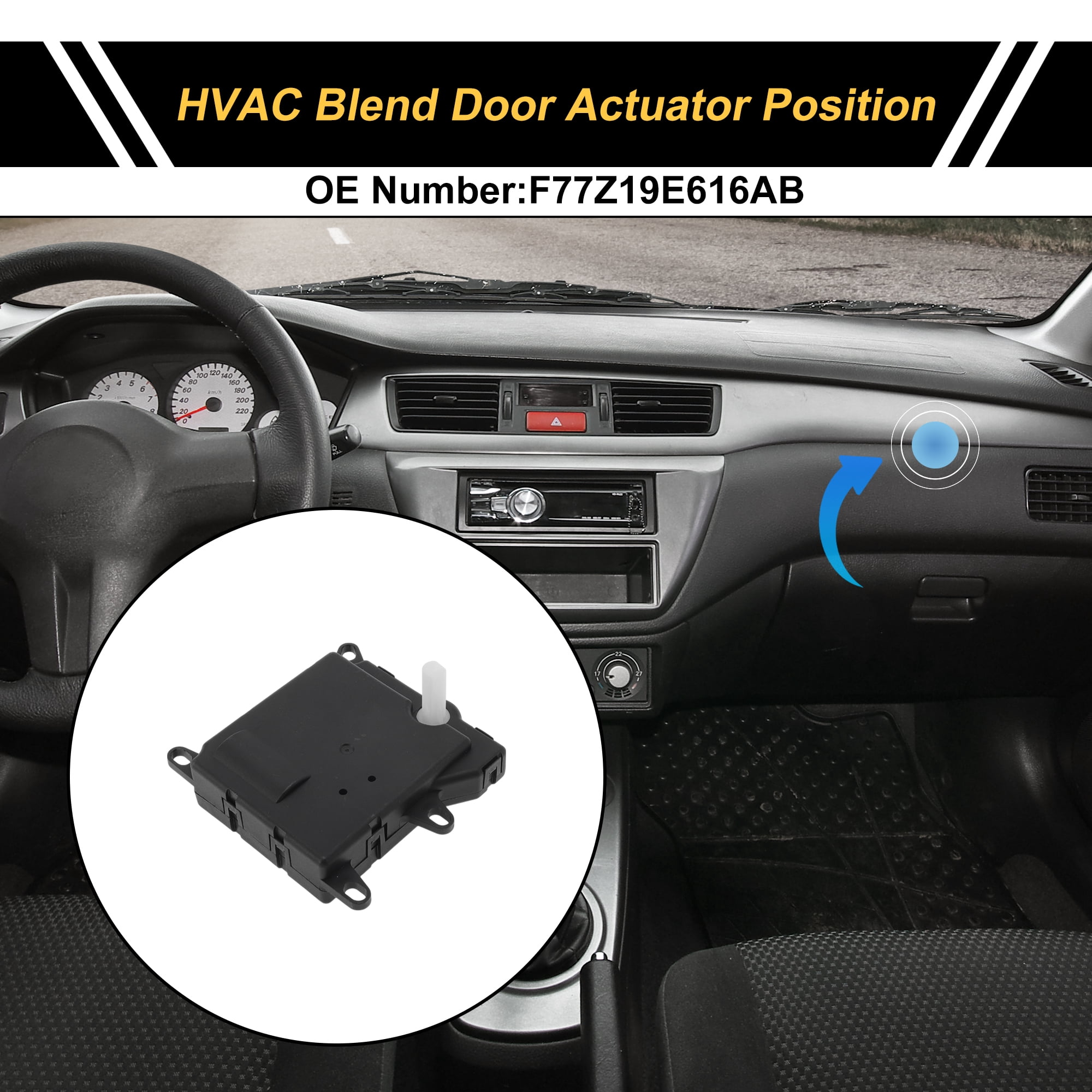 Unique Bargains HVAC Heater Blend Door Actuator Replacement for Ford Explorer 1995-2001