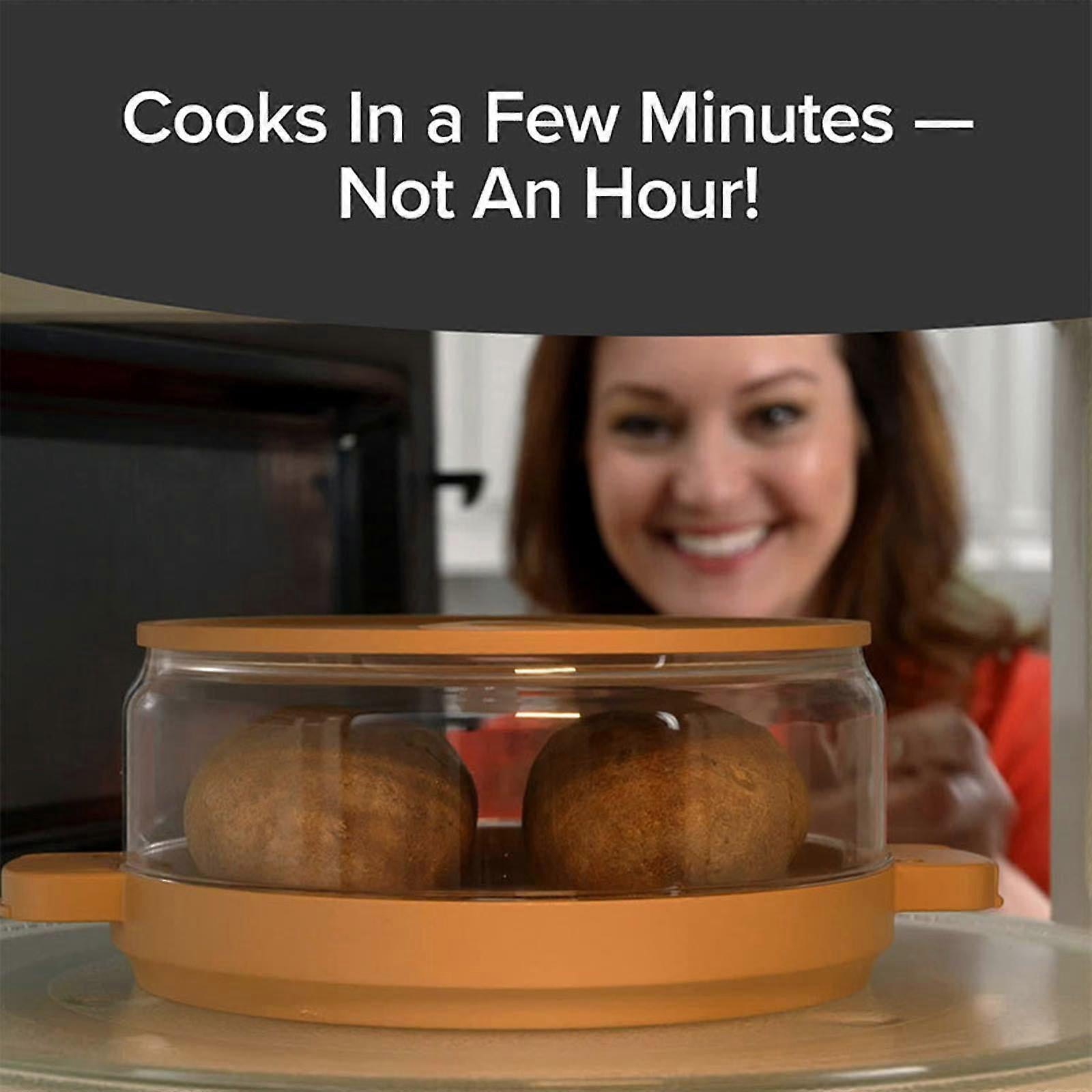 Yummy Can Potatoes, Enjoy A Perfectly Baked Microwave, Cooks In Minutes, Tender & Fluffy Spuds