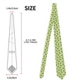 thumbnail image 2 of Fotbe Green Peas Corbata Clásica para Hombre con Estampado – Corbata de Seda Jacquard Tejida, para Negocios, Bodas y Eventos Formales, 2 of 7
