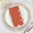 thumbnail image 4 of Saro Lifestyle Scalloped Hem Napkin (Set of 4), 4 of 4