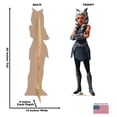 thumbnail image 2 of Ahsoka Tano (Clone Wars Season 7) Cardboard Cutout Stand Up, 5.5 ft, 2 of 3