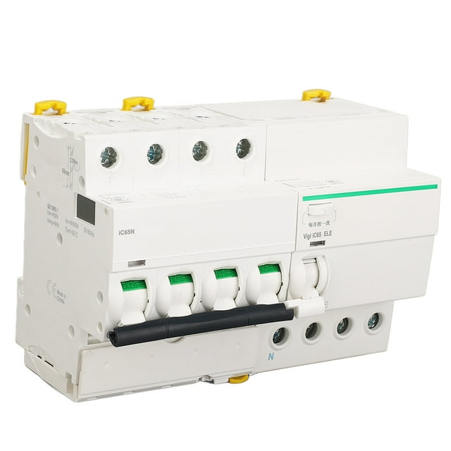 Circuit Breaker, AC400V Miniature Circuit Breaker Leakage Protection Fast Arc Extinguishing For Industrial Site