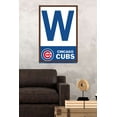 thumbnail image 2 of MLB Chicago Cubs - W 16 Wall Poster, 22.375" x 34", Framed, 2 of 2