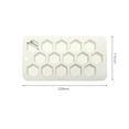 thumbnail image 4 of Ice Cube Trays Honeycomb Shape Mould Chocolate DIY Maker Flexible Stackable Refrigerator Mold, 4 of 8