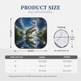 thumbnail image 3 of Vsdgher Largemouth Bass Jumping Out of The Water Print Car Windshield Sun Shade, Reflective Sunshade Window Sunshade Sun Visor Protector Fit for Cars,Trucks,SUVs-Medium, 3 of 6