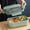 Green, variant on Bento Lunch Box, Leak Proof Compartment Lunch Container with Built-in Utensils, Microwave and Dishwasher Safe Reusable Food Bento Box for Office, Picnic and Travel