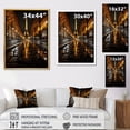 thumbnail image 4 of Designart "France magic Eiffel II" Cityscapes Floater Framed Canvas Print, 4 of 7