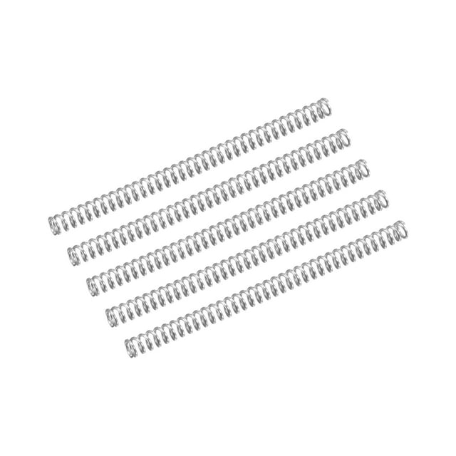 Unique Bargains Ressort de Compression 5 Pack en Acier Inoxydable 304, 2mm OD, Fil de 0,3 Mm, Longueur de 30 Mm