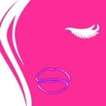 thumbnail image 2 of Grey, Jace 26x26 White Modern Wood Framed Museum Art Print Titled - Pink Face, 2 of 4