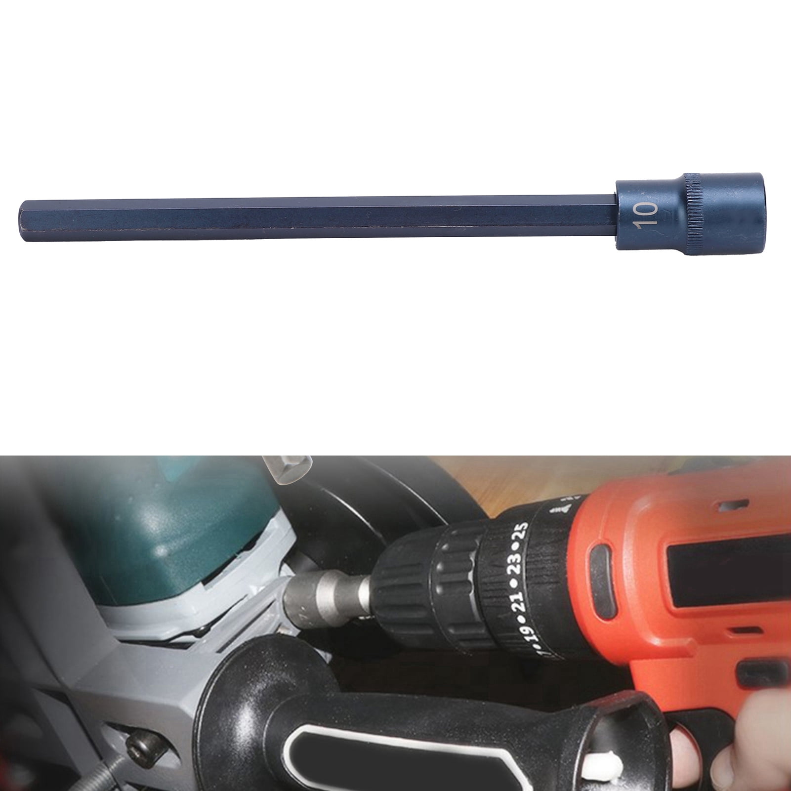 Socket Bit Hex S2 Alloy Steel Pneumatic Electric Quick Wrench Tool Rust‑Proof Hardware H10 Square Drive Sockets Socket Bit Hex S2 Alloy Steel Pneumatic Electric Quick Wrench Tool Rust‑Proof Hardware H10 Square Drive Sockets