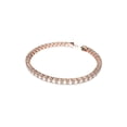 thumbnail image 2 of Pulsera de tenis Swarovski Matrix con piedras transparentes en oro rosa, 2 of 4