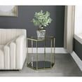 thumbnail image 5 of Meridian Furniture Sei Modular Stainless Steel and Glass End Table, 5 of 5