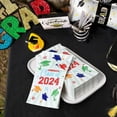 thumbnail image 3 of Caltero 100 PCS Graduation Paper Napkins, Graduation Napkins Class of 2024, 3 Ply Graduation Dinner Napkins,Disposable Guest Towels for Congrats Graduation Party Supplies, 3 of 8