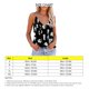 thumbnail image 4 of Top con tirantes finos para mujer, cuello en V, sin mangas, estampado de leopardo, Top informal de verano fresco a la moda, negro M, 4 of 5