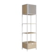 thumbnail image 2 of Librero Kessa Muebles Crover Blanco, 2 of 6