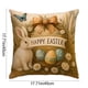 thumbnail image 3 of Funda de almohada de 17,7 x 17,7 pulgadas con estampado de conejito de Pascua, funda de almohada de poliéster, 3 of 7