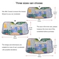 thumbnail image 5 of Yayeee Car Windshield Sun Shade Universal Fit Front Visor Protector, Seaside Boat, 5 of 8