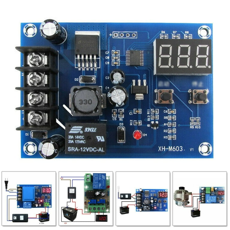 XH-M604 Battery Charger Control Module DC 6-60V Storage