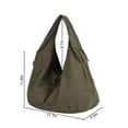 thumbnail image 5 of Deago Tote Bag for Women Large Nylon Slouchy Hobo Bag Crescent Shoulder Bag Vintage Casual Travel Gym Shopper Pleated Handbag (Black), 5 of 9
