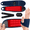 Blue, variant on Hand Wrist Red Light Therapy Pad, 108 Infrared Beads 3000mAh Controller Heat Vibration Massage Brace for Knee Ankle Foot Joints