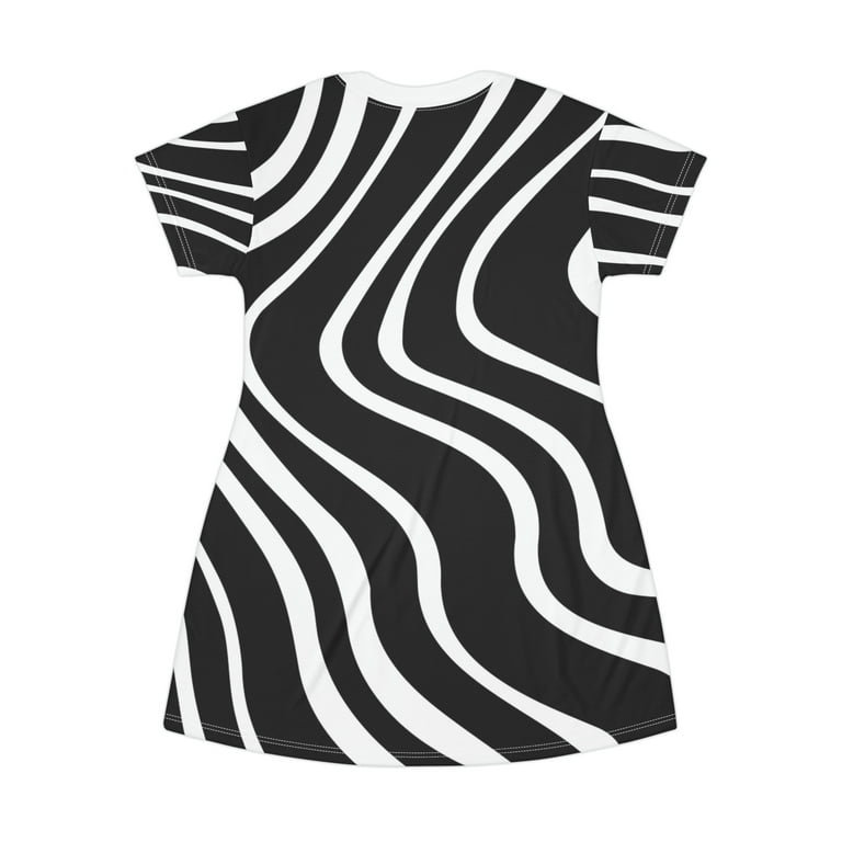 black and white striped party dress Stunning Black Striped White Top Flower Girl Party Pageant Dress Crayon Kids USA