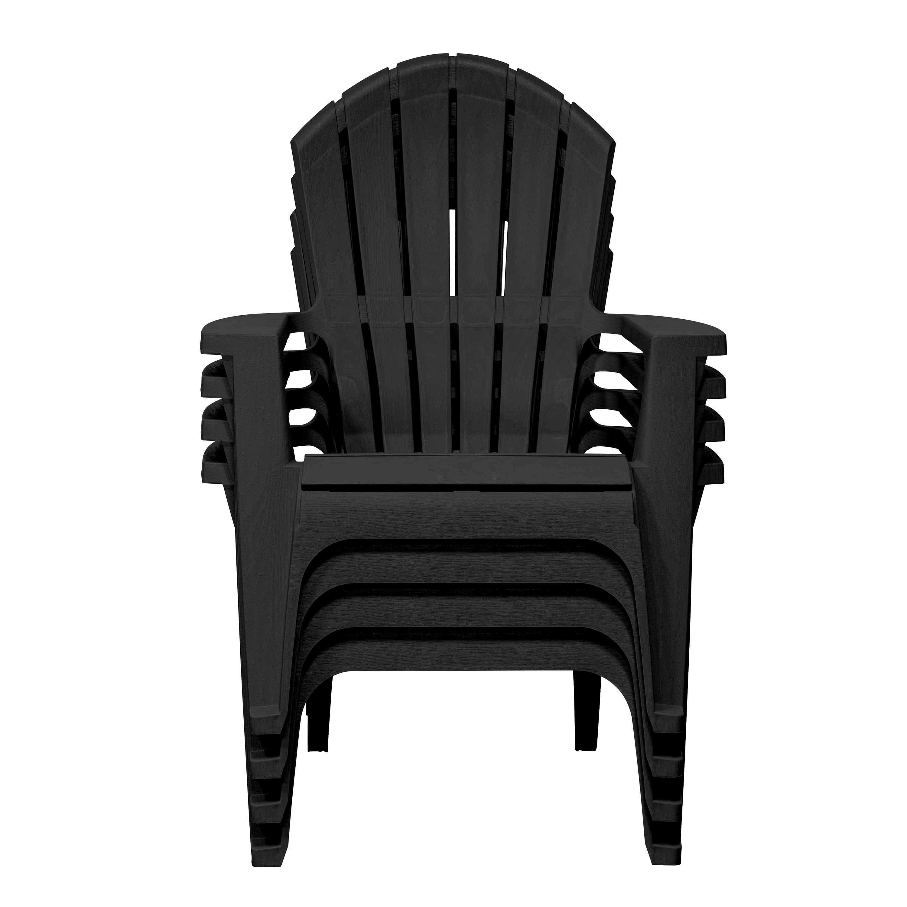 Adams black adirondack chair discount