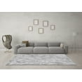 thumbnail image 3 of Ahgly Company Indoor Square Abstract Gray Modern Area Rugs, 4' Square, 3 of 4