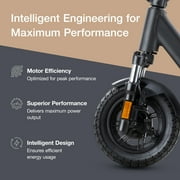 VMAX Electric Scooter - VX4 LT, Swiss Engineered Electric Scooters for Adults - 1600W Peak Power, 34-Mile Range, IPX6 Water Resistant, UL Certified Fast Electric Scooter