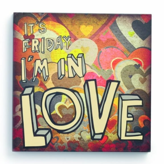 lyricology friday box decorative sign