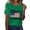 Green, variant on Women's 250 Anniversary Usa Shirt 250th Anniversary Shirt Short Sleeve Patriotic 4th Of July T-Shirt