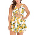 thumbnail image 2 of QNANSPI Swimsuit One Piece for Women, One Piece Swimwear for Ladies, Womens Plus Size Print Cut Out 1 Piece Swimsuit, 2 of 5