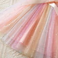 thumbnail image 6 of IDOPIP Toddlers Girls Tutu Dress Ruffle Sleeve Sequins Tulle Dress Party Birthday Princess Dresses 1-5Years, 6 of 9