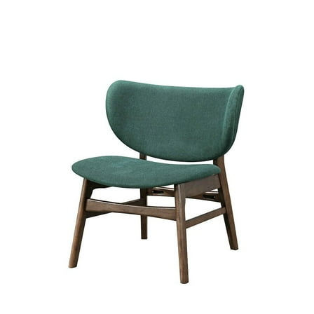 New Classic Furniture Adler Fabric Upholstered Back Lounge Chair in Dark Green