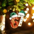 thumbnail image 2 of WKSCLPAI New Christmas 67 Ornament, Funny Santa Says Six Seven Acrylic Pendant Decoration for Xmas Tree, Gingerbread, Stripes, Snowflakes, Santa Hats, Memes Theme Holiday Decor, Gifts, 2 of 7