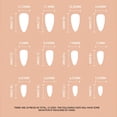thumbnail image 5 of 24 piezas de uñas postizas cortas con punta francesa y forma de almendra, uñas postizas con purpurina rosa brillante y pegatinas de pegamento, uñas acrílicas ovaladas de cobertura completa con, 5 of 5