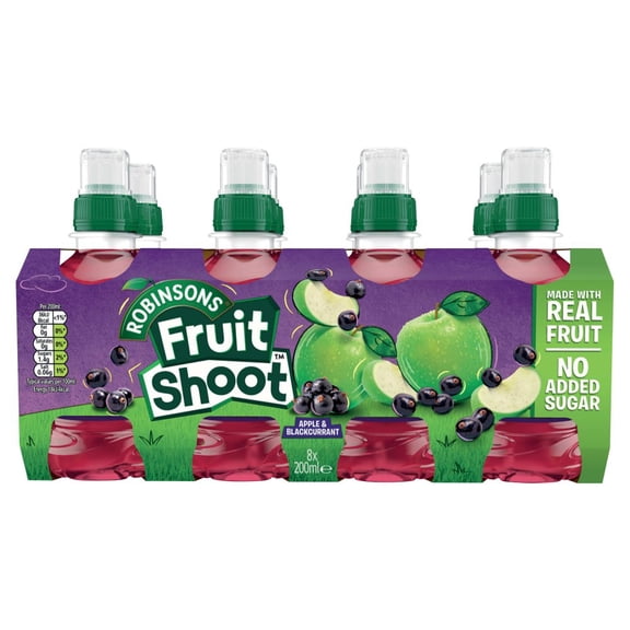 Fruit Shoot Apple & Blackcurrant Kids Juice Drink 8 x 200ml (Pack of 3)