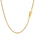 thumbnail image 1 of 14k Yellow Gold Round Box Chain Necklace, 1.4mm, 20", 1 of 1