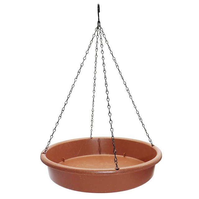Hanging Bird Bath Diameter 30.5 cm Solar Fountain Garden Bird Bath