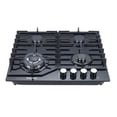 thumbnail image 1 of Parrilla Gas Kutchen Kpg50660b 4 Quemadores Cristal negro 60cm KUTCHEN KPG50660B EMPOTRE GAS, 1 of 6