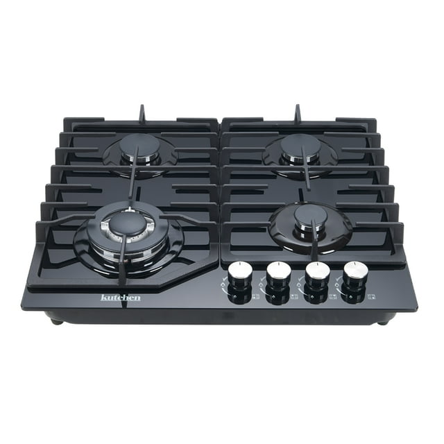 Parrilla Gas Kutchen Kpg50660b 4 Quemadores Cristal negro 60cm KUTCHEN KPG50660B EMPOTRE GAS