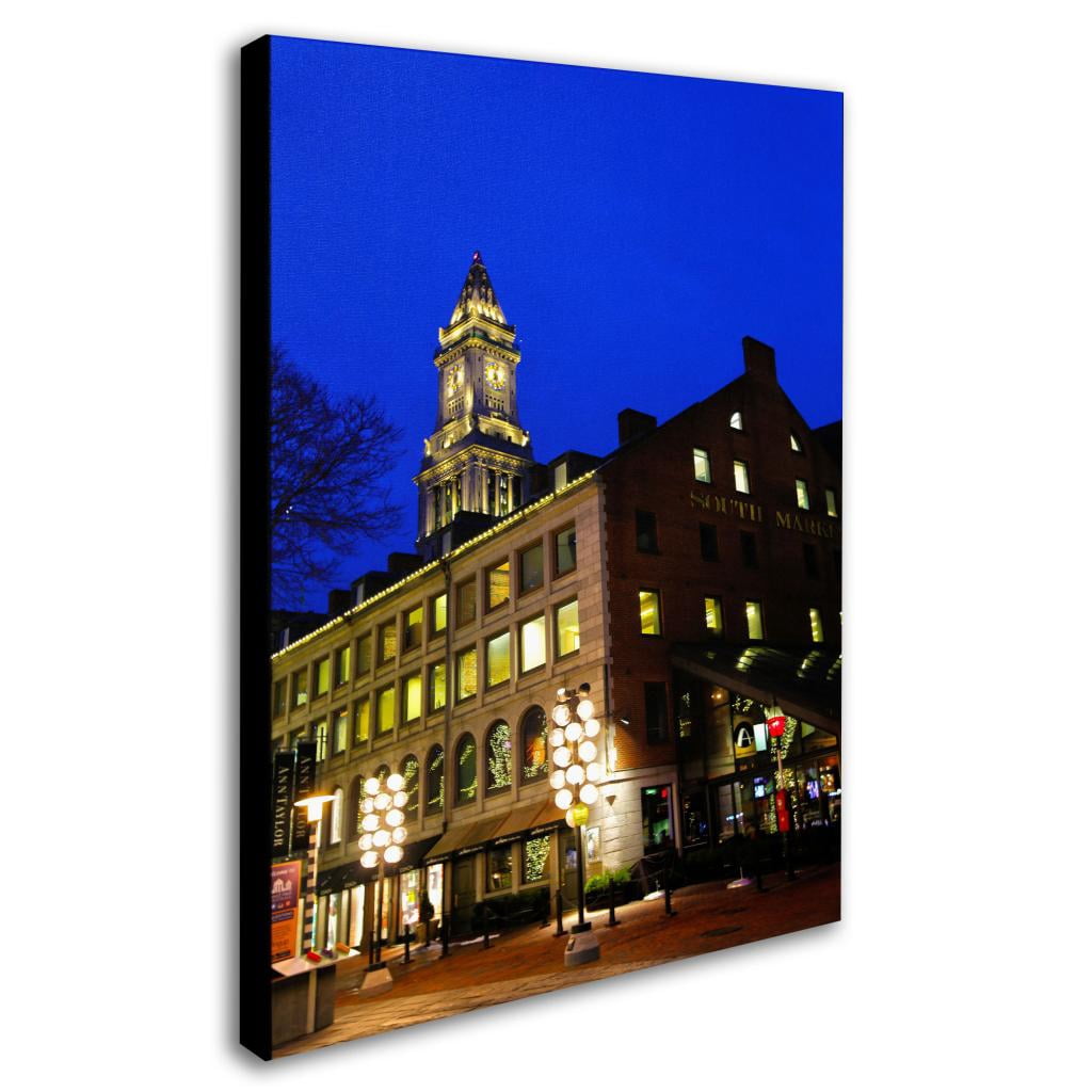 Trademark Fine Art "Boston 3" Canvas Art by CATeyes