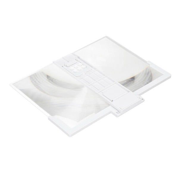 F3 Amplificador de pantalla de teléfono móvil de 14 pulgadas HD 3D Protección ocular Película Pantalla de video Ampliador Lupa, Blanco Kearding EL2260-01B