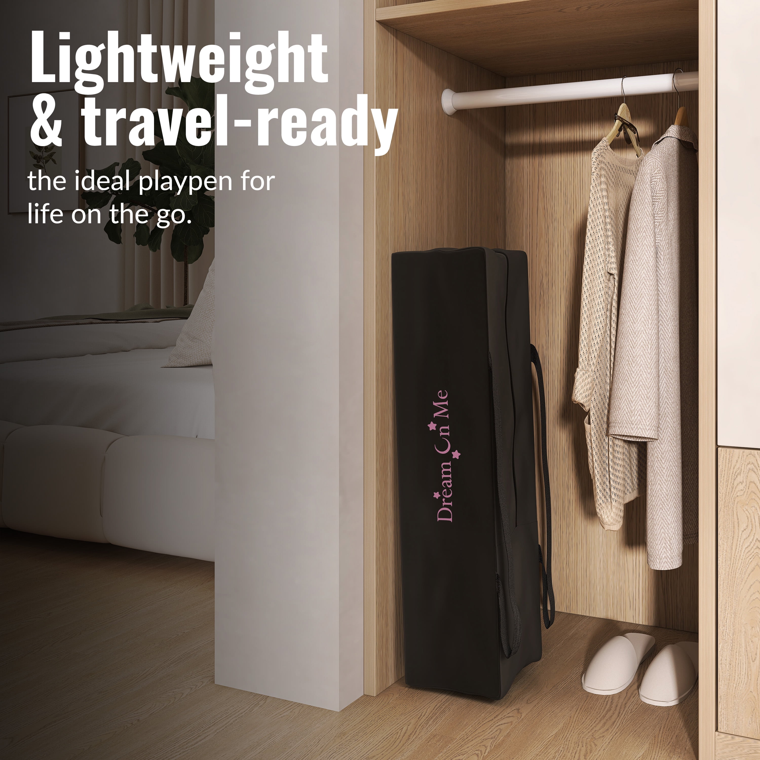 Dream On Me Zazzy Portable Play yard with Bassinet