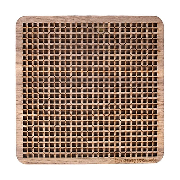 Rompecabezas de madera de alta dificultad, madera natural, bordes lisos, para niños mayores de 3 años y adultos, juego en familia, entrenamiento de la concentración, 18 x 18 x 2 cm
